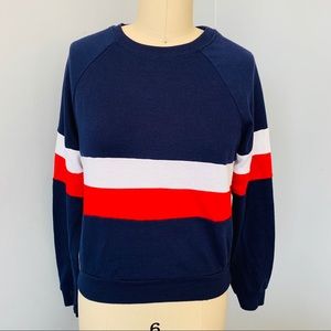 Heart & Hips Striped Sweatshirt